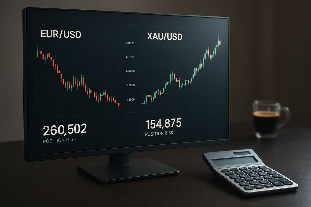 【實戰教學】外匯黃金自動交易算例：一萬元帳戶的倉位與風險